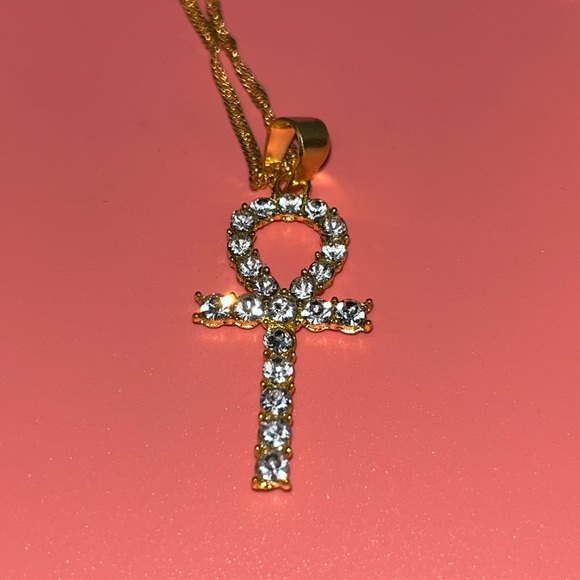 Ankh necklace gold - Picture 2 of 4